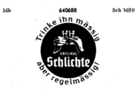 Schlichte Logo (DPMA, 07/25/1952)