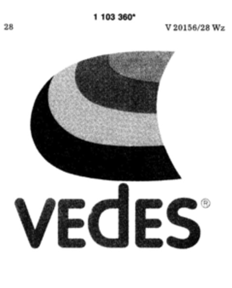 VEdES Logo (DPMA, 02/05/1987)