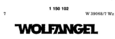 WOLFANGEL Logo (DPMA, 18.03.1989)