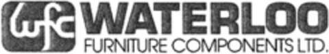 wfc WATERLOO FURNITURE COMPONENTS LTD. Logo (DPMA, 23.11.1991)