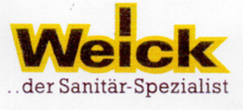 Weick...der Sanitär-Spezialist Logo (DPMA, 27.03.2000)