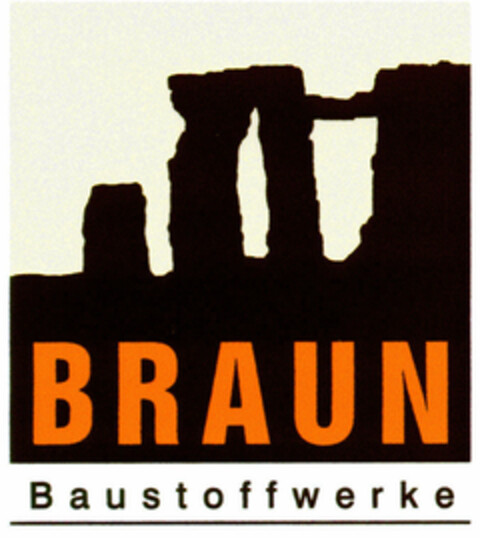 BRAUN Baustoffwerke Logo (DPMA, 10/10/2000)