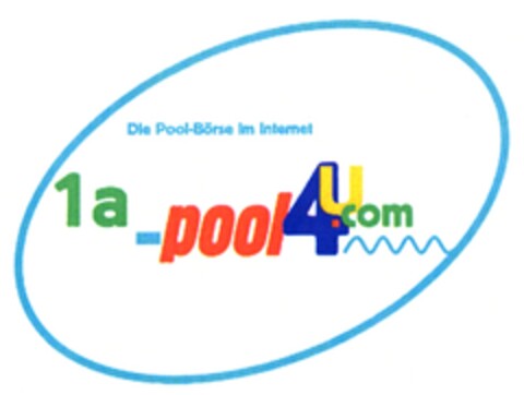 die Pool-Börse im Internet 1a -pool4u.com Logo (DPMA, 01/14/2009)