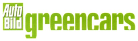 Auto Bild greencars Logo (DPMA, 02/06/2009)