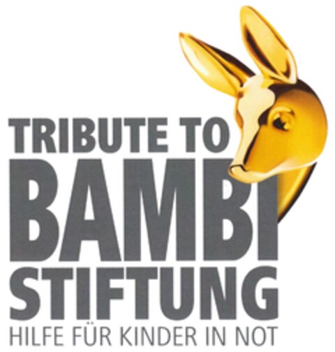 TRIBUTE TO BAMBI STIFTUNG HILFE FÜR KINDER IN NOT Logo (DPMA, 01/22/2010)