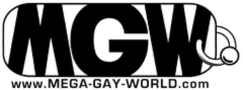 MGW www.MEGA-GAY-WORLD.com Logo (DPMA, 16.09.2011)