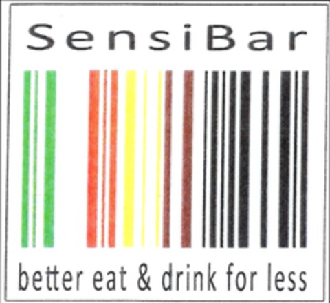 SensiBar better eat & drink for less Logo (DPMA, 24.07.2013)