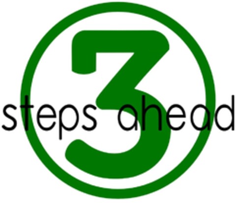 3 steps ahead Logo (DPMA, 01.10.2014)