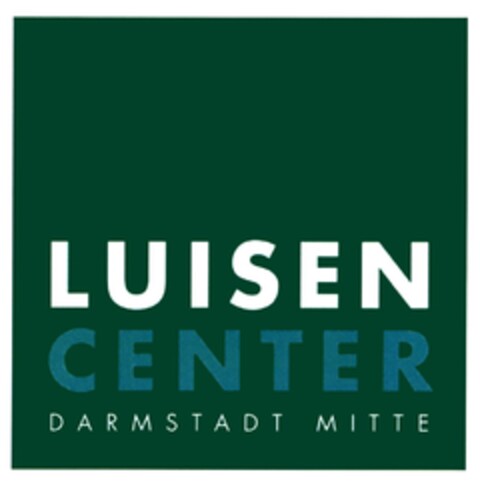 LUISEN CENTER DARMSTADT MITTE Logo (DPMA, 10/07/2015)