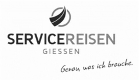 SERVICEREISEN GIESSEN  Genau, was ich brauche. Logo (DPMA, 07/26/2017)