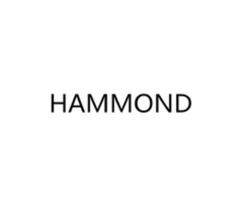 HAMMOND Logo (DPMA, 29.05.2020)