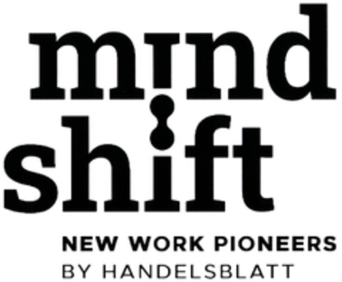 mindshift NEW WORK PIONEERS BY HANDELSBLATT Logo (DPMA, 02.06.2022)