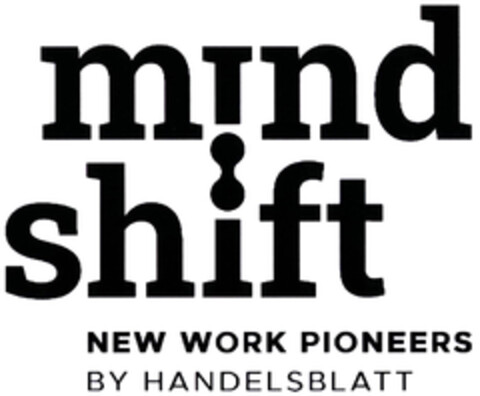 mindshift NEW WORK PIONEERS BY HANDELSBLATT Logo (DPMA, 06/02/2022)