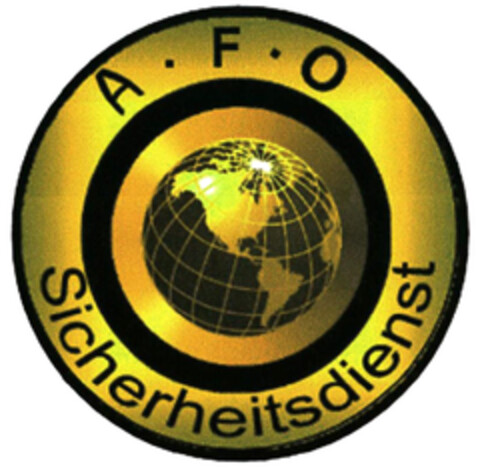 A · F · O Sicherheitsdienst Logo (DPMA, 06.08.2022)
