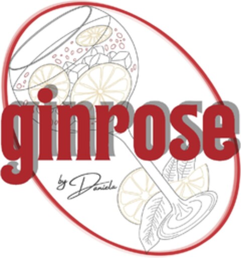 ginrose by Daniela Logo (DPMA, 12.06.2024)