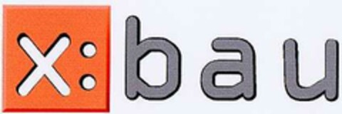 x:bau Logo (DPMA, 05.09.2002)