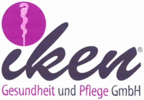 iken Gesundheit und Pflege GmbH Logo (DPMA, 02.11.2004)