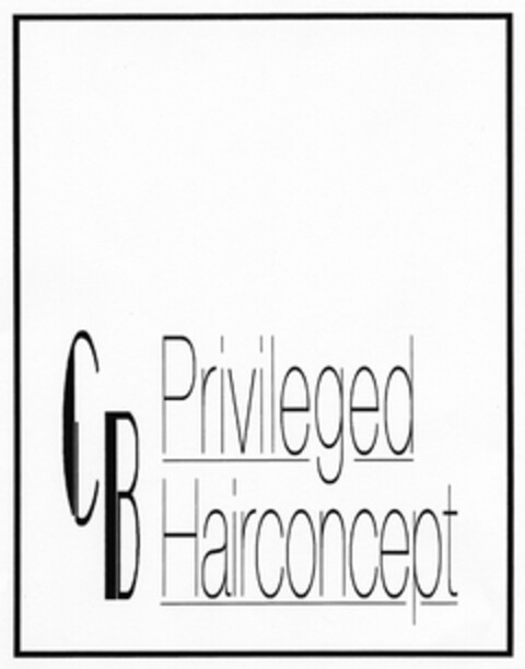 CB Privileged Hairconcept Logo (DPMA, 10/04/2005)