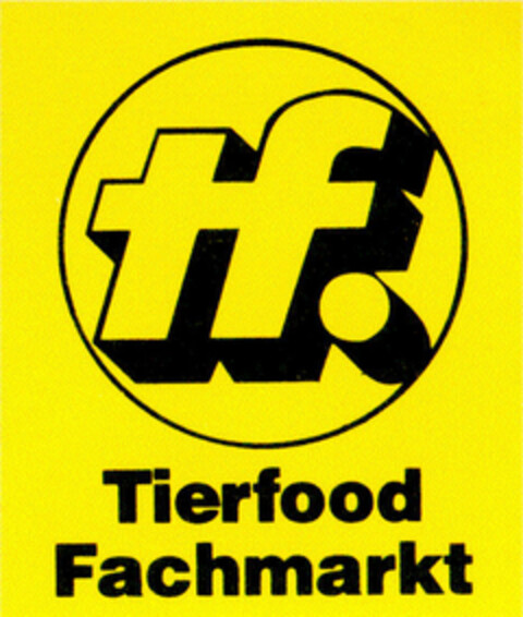 tf. Tierfood Fachmarkt Logo (DPMA, 09.10.1996)