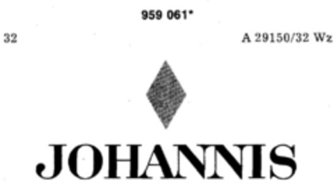 JOHANNIS Logo (DPMA, 05.04.1977)