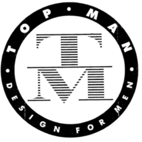 TM TOP MAN DESIGN FOR MEN Logo (DPMA, 29.06.1990)