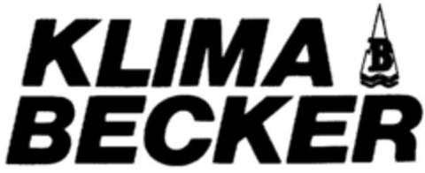 KLIMA BECKER Logo (DPMA, 18.03.1991)