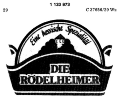 DIE RÖDELHEIMER Eine hessische Spezialität Logo (DPMA, 19.05.1988)