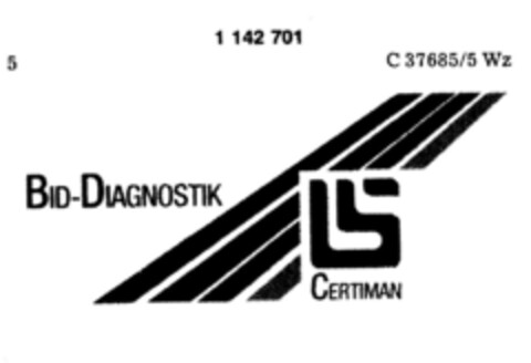 BID-DIAGNOSTIK CERTIMAN Logo (DPMA, 25.05.1988)