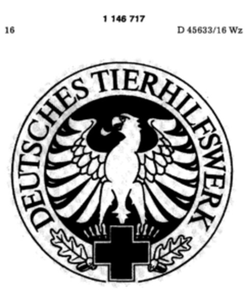 DEUTSCHES TIERHILFSWERK Logo (DPMA, 25.11.1988)