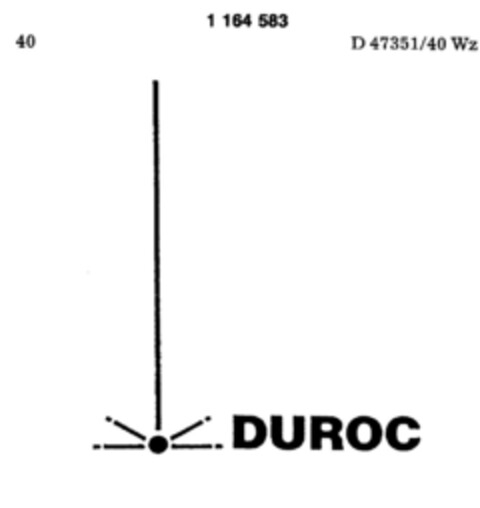 DUROC Logo (DPMA, 01.12.1989)