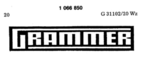 GRAMMER Logo (DPMA, 31.01.1984)