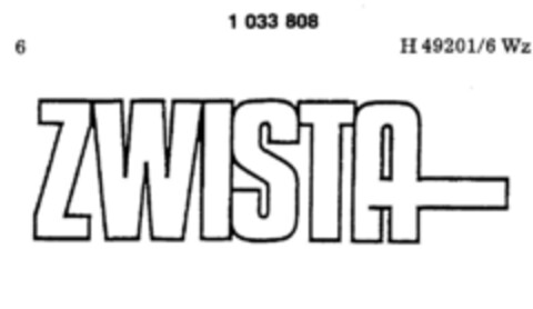 ZWISTA Logo (DPMA, 08.10.1981)