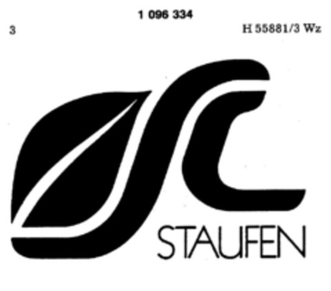 STAUFEN Logo (DPMA, 03/26/1986)