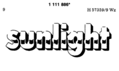 sunlight Logo (DPMA, 02/20/1987)