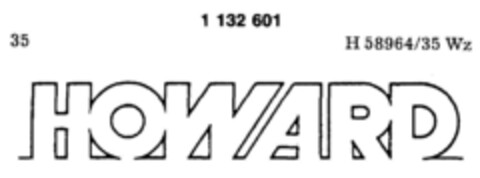 HOWARD Logo (DPMA, 30.01.1988)