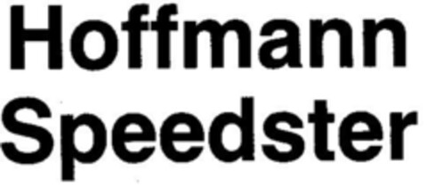 Hoffmann Speedster Logo (DPMA, 21.10.1988)