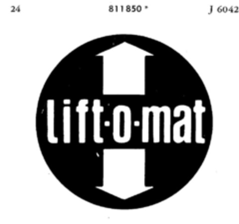 lift-o-mat Logo (DPMA, 26.06.1965)