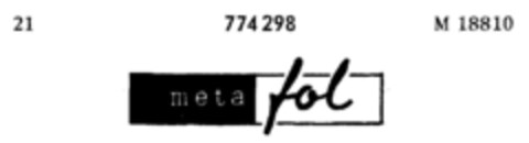 meta fol Logo (DPMA, 04/05/1962)