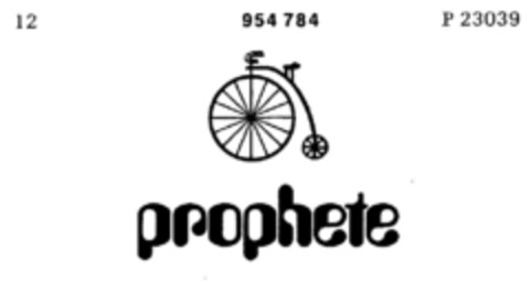 prophete Logo (DPMA, 20.06.1975)