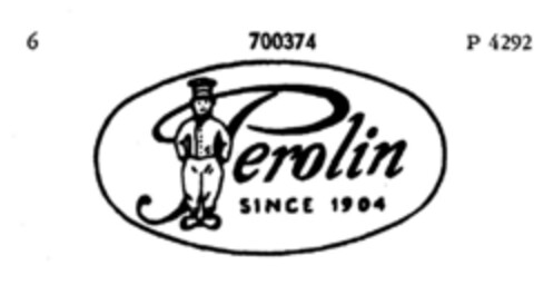 Perolin SINCE 1904 Logo (DPMA, 31.05.1954)