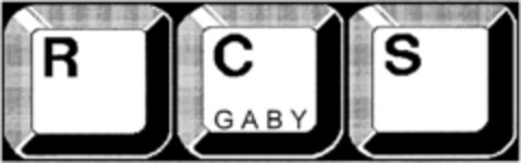 R C S GABY Logo (DPMA, 16.06.1994)