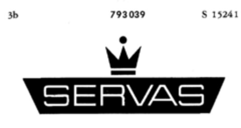 SERVAS Logo (DPMA, 09/16/1963)