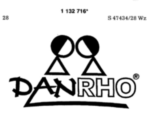 DANRHO Logo (DPMA, 28.10.1988)