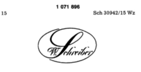 W. Schreiber Logo (DPMA, 19.03.1984)