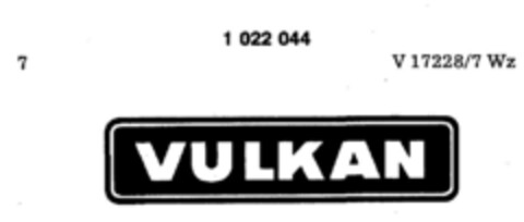 VULKAN Logo (DPMA, 28.08.1980)