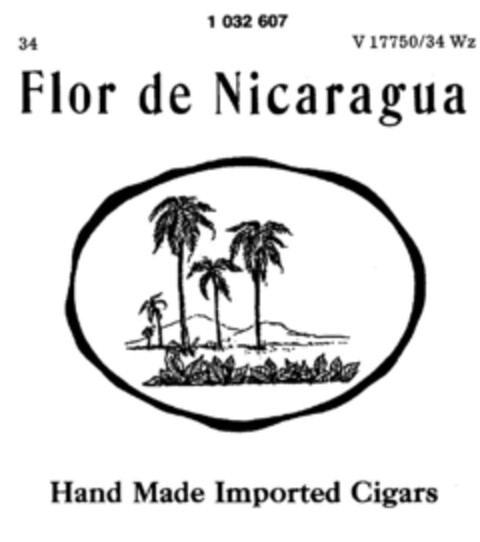 Flor de Nicaragua Logo (DPMA, 23.10.1981)