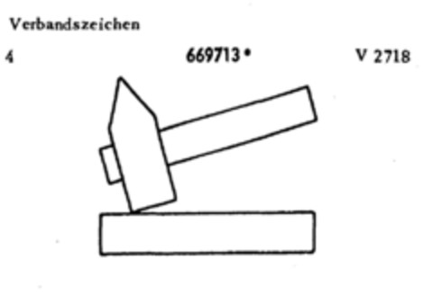 669713 Logo (DPMA, 11/15/1954)