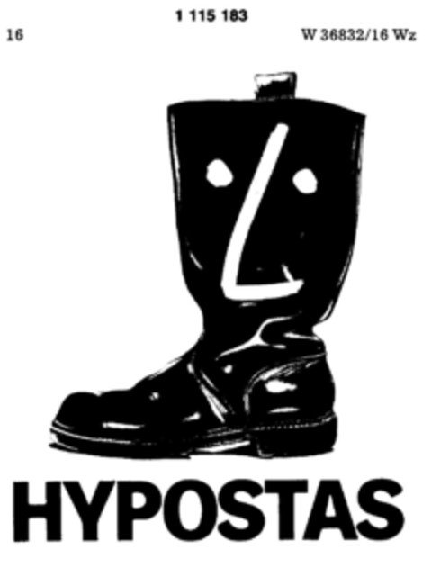 HYPOSTAS Logo (DPMA, 30.01.1987)