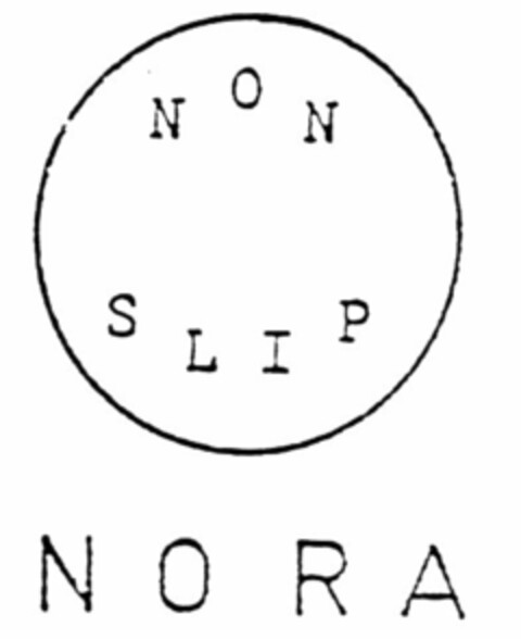 NORA NON SLIP Logo (DPMA, 26.07.1990)