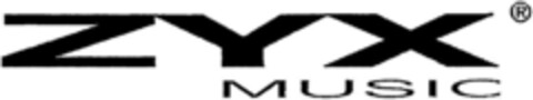 ZYX MUSIC Logo (DPMA, 11.07.1992)